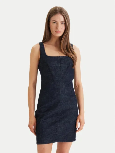 Calvin Klein Rochie de zi Sculpt Bleumarin albastru