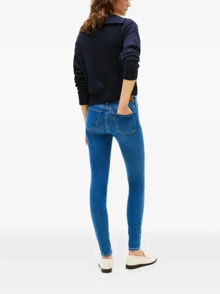 Дънки skinny fit Tommy Hilfiger синьо