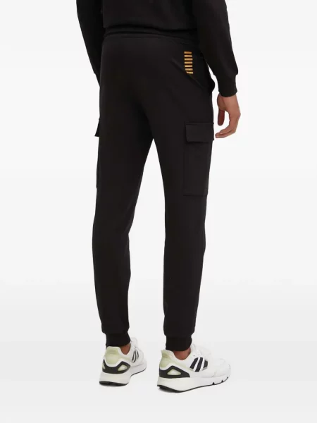 Παντελόνι cargo Ea7 Emporio Armani μαύρο
