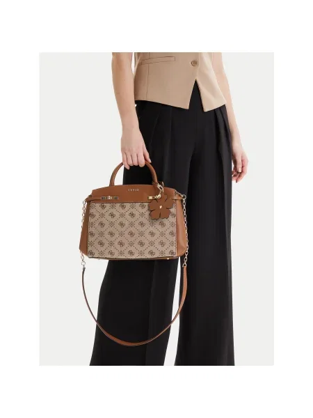 Rucsac Guess cu autograf bej