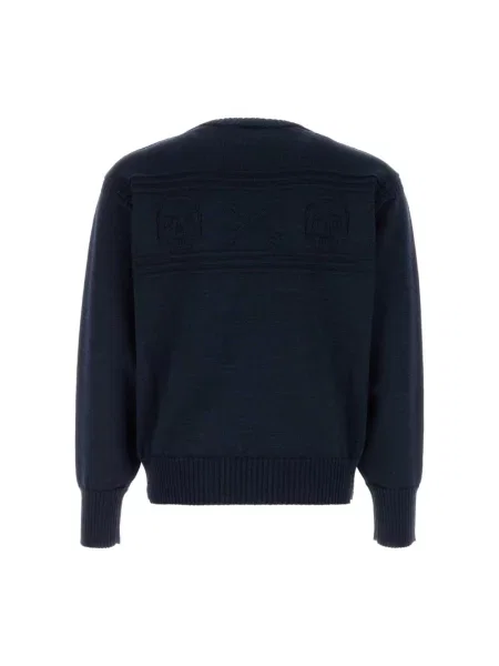 Sweter Alexander Mcqueen niebieski