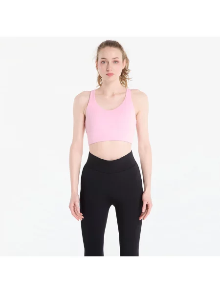 Сутиени adidas 3 Stripes Studio All Me Light Support Bra True Pink XS розово