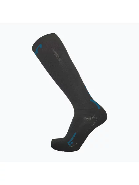 Șosete de schi pentru femei UYN One Pure Snow black/blue negru