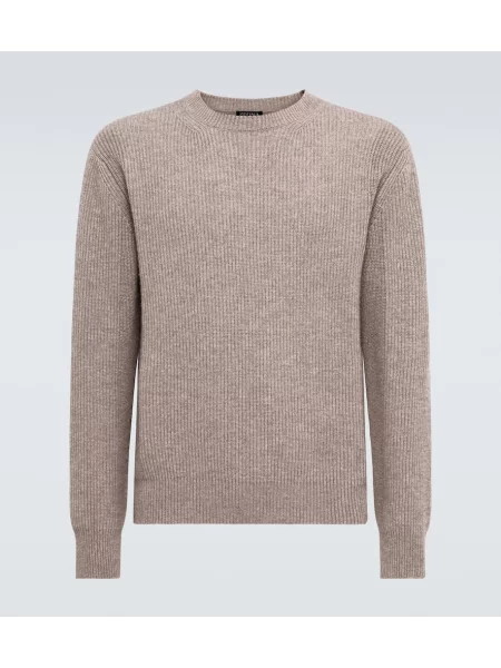 Pulover Zegna din cașmir bej