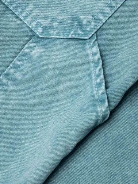 Pantaloni Awake Ny cu broderie albastru