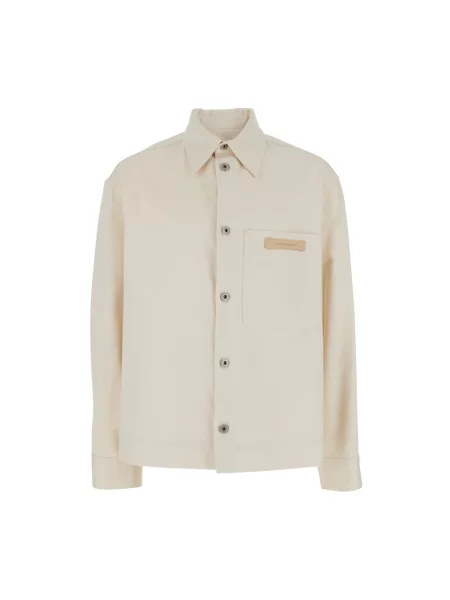 Kurtka Emporio Armani z logo biała