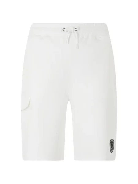 Pantaloni scurți cargo Blauer cu autograf alb
