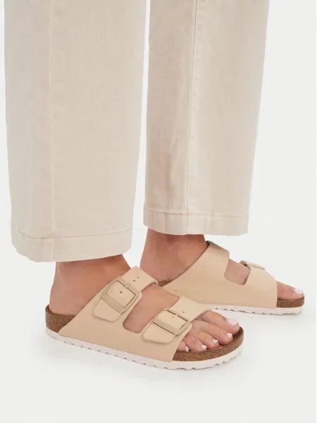 Birkenstock Natikači Arizona Birko-Flor bež