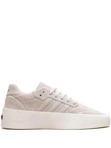 Ленени чехли Adidas бяло