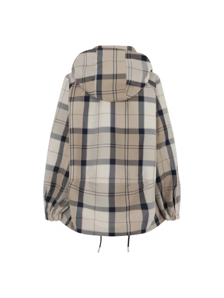 Kurtka Barbour w kratę beżowa