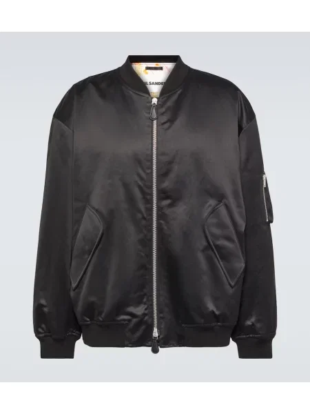 Geacă bomber Jil Sander negru