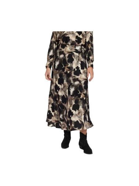 Lniana wielobarwność spódnica 2-biz