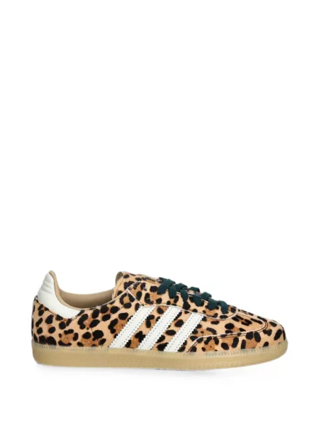 Sneakerși Adidas Samba cu model leopard roz