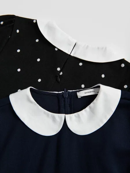 Reserved Сукня в горошок чорний