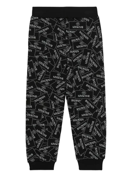 Spodnie dziecięce Balmain czarne
