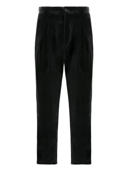 Παντελόνι Giorgio Armani κοτλέ μαύρο