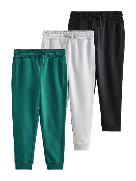 Next Pantaloni gri deschis / verde negru