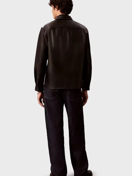 Джинсова куртка Calvin Klein Jeans чорна