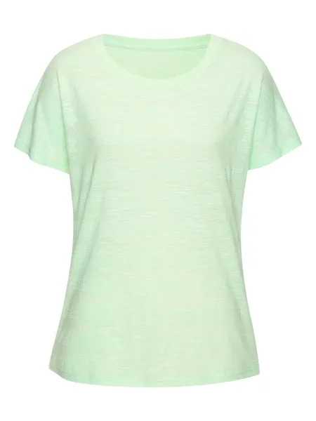 VIVANCE Tricou verde pastel alb
