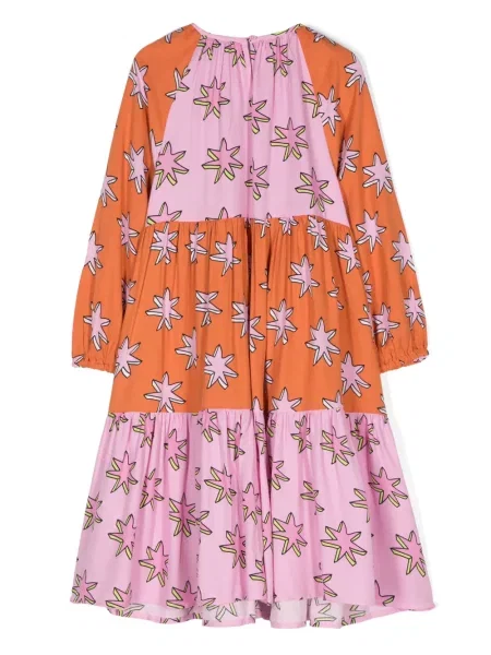 Sukienka dziecięca Stella Mccartney pomarańczowa