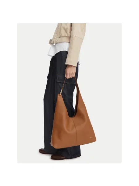 Kabelka Calvin Klein hnědá
