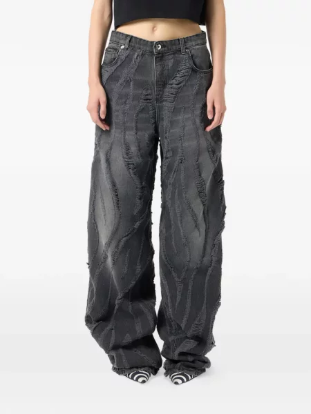 Blugi Blumarine zdrențuiți negru