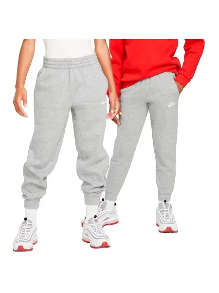 Fleecová mikina Nike sivá