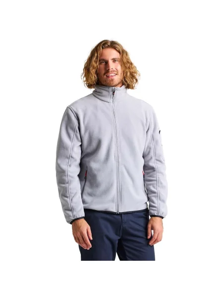 Hanorac din fleece Slam din fleece gri
