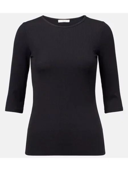 Top Vince tricotate negru