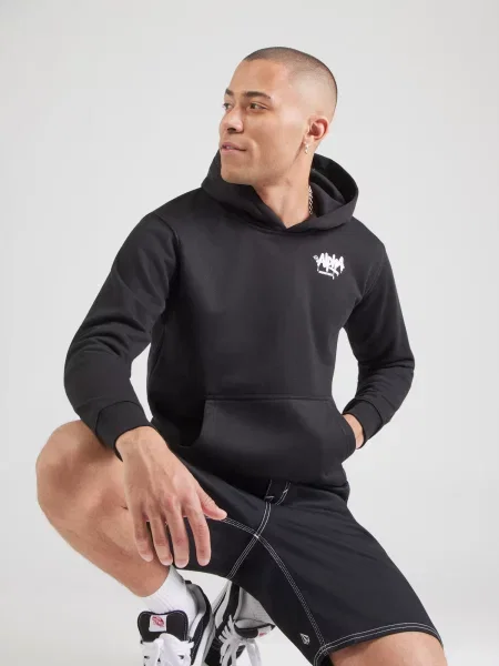 Alpha Industries mikina s kapucňou pánska s bavlnou Signature biela
