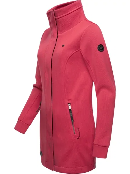Ragwear Tepláková bunda Letrice / malinová ružová