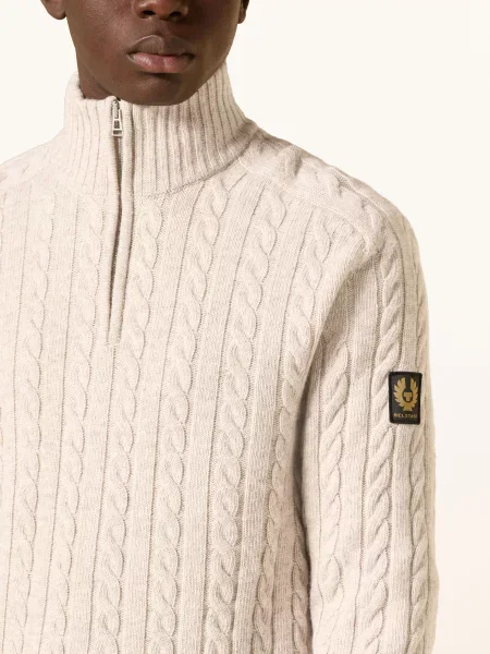 Belstaff Svetr S Rolákem Westport béžová