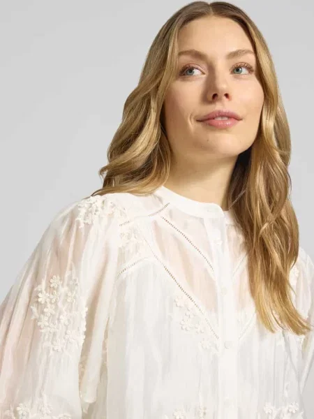 Bluzka o kroju regular fit z rękawem o dł. model FAVIOLA FANCY' 0039 Italy