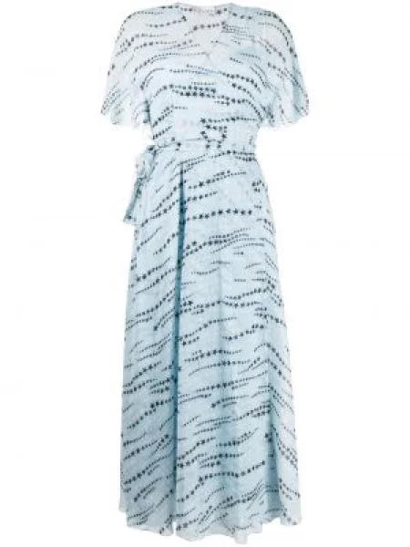 Rochie midi Red Valentino cu imagine roșu