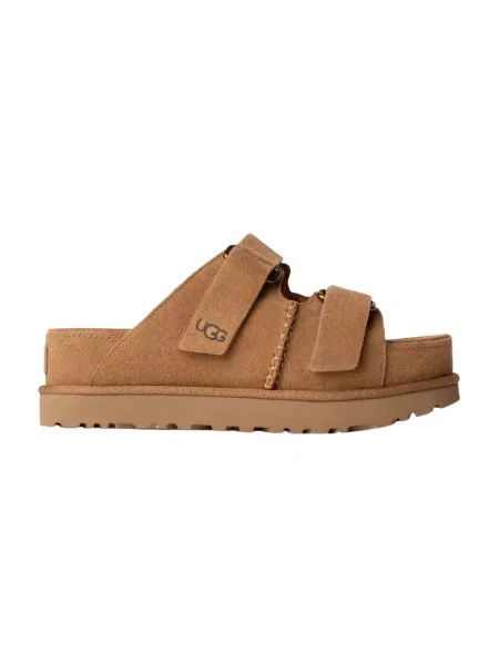 Klapki Ugg zamszowe brązowe