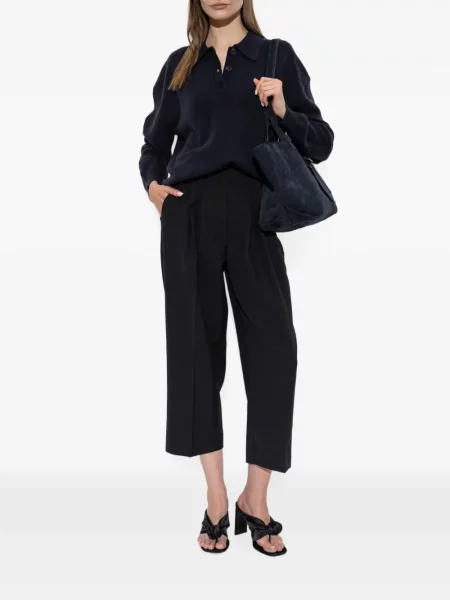 Gulerat tricou polo Anine Bing albastru