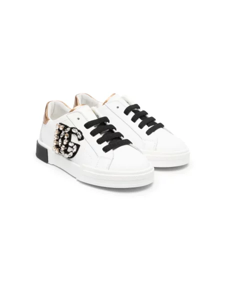 Sneakersy dziecięce Dolce And Gabbana białe