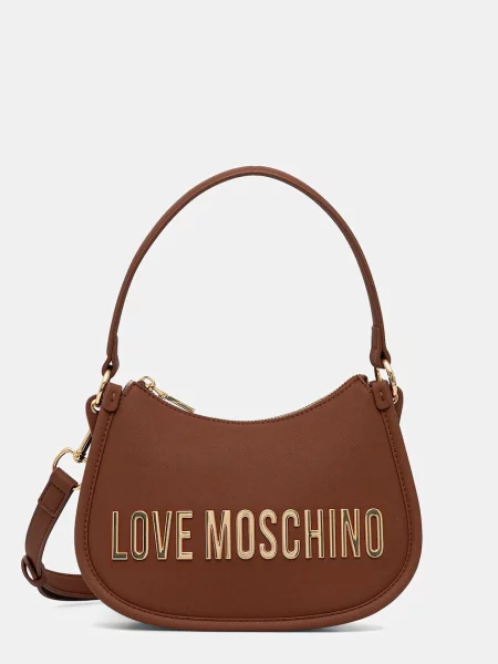 Geantă LOVE MOSCHINO maro