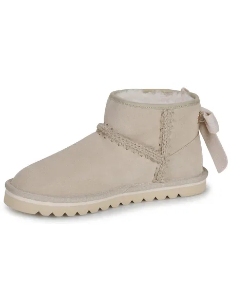 Pantofi Armistice cu funde bej