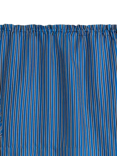 Prugasta mini mini suknja Toteme plava
