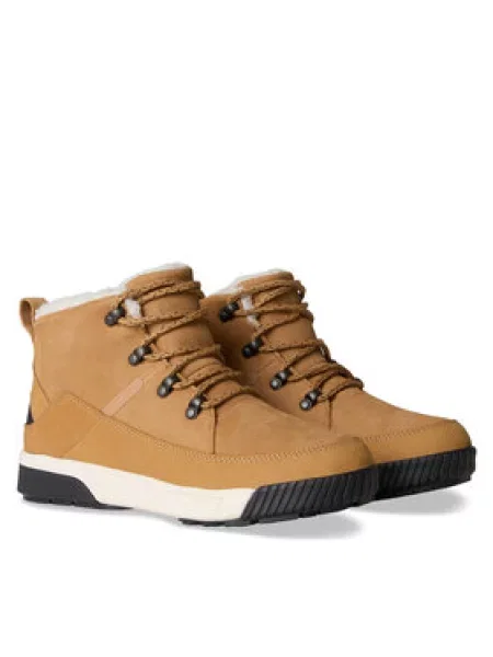 The North Face Polokozačky Sierra Mid Lace Wp hnědá