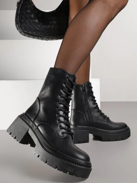 Botine Violosa negre