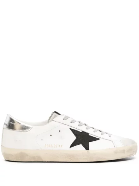 Sneakerși Golden Goose din piele alb