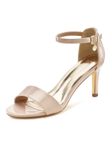 LASCANA Sandali s paščki / zlata bež