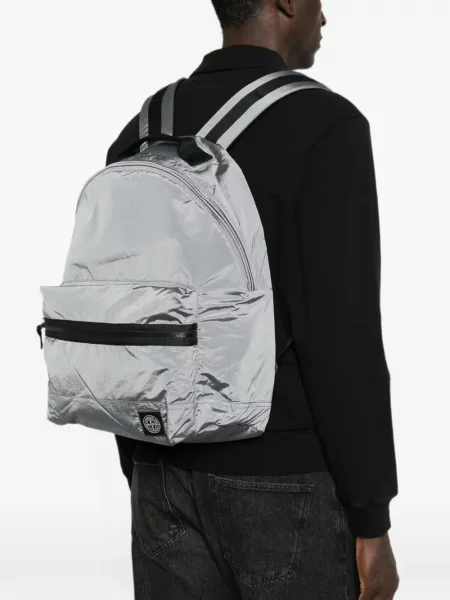 Rucsac Stone Island cu strasuri gri