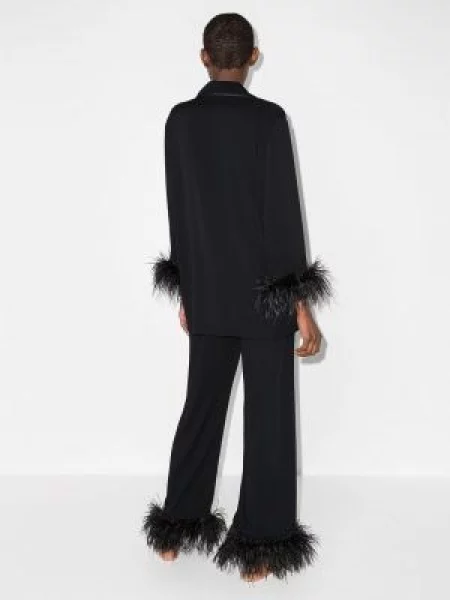 Pyžamo Sleeper z peří černé