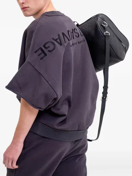 Tricou Place Of ëlms cu broderie gri