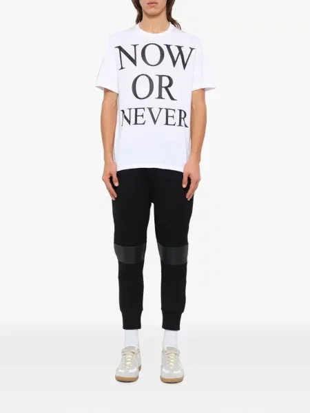 Tricou Neil Barrett cu imagine alb