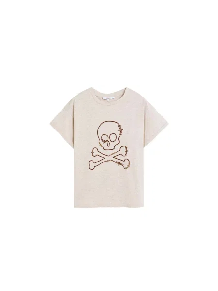Scalpers Tricou natural alb