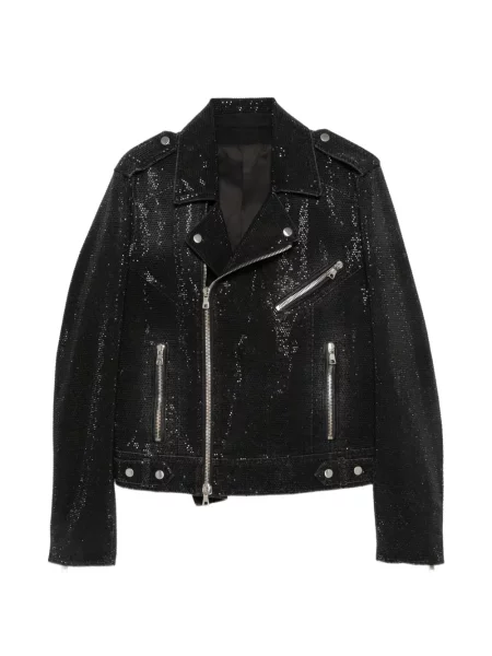 Geacă Balmain cu buline negru